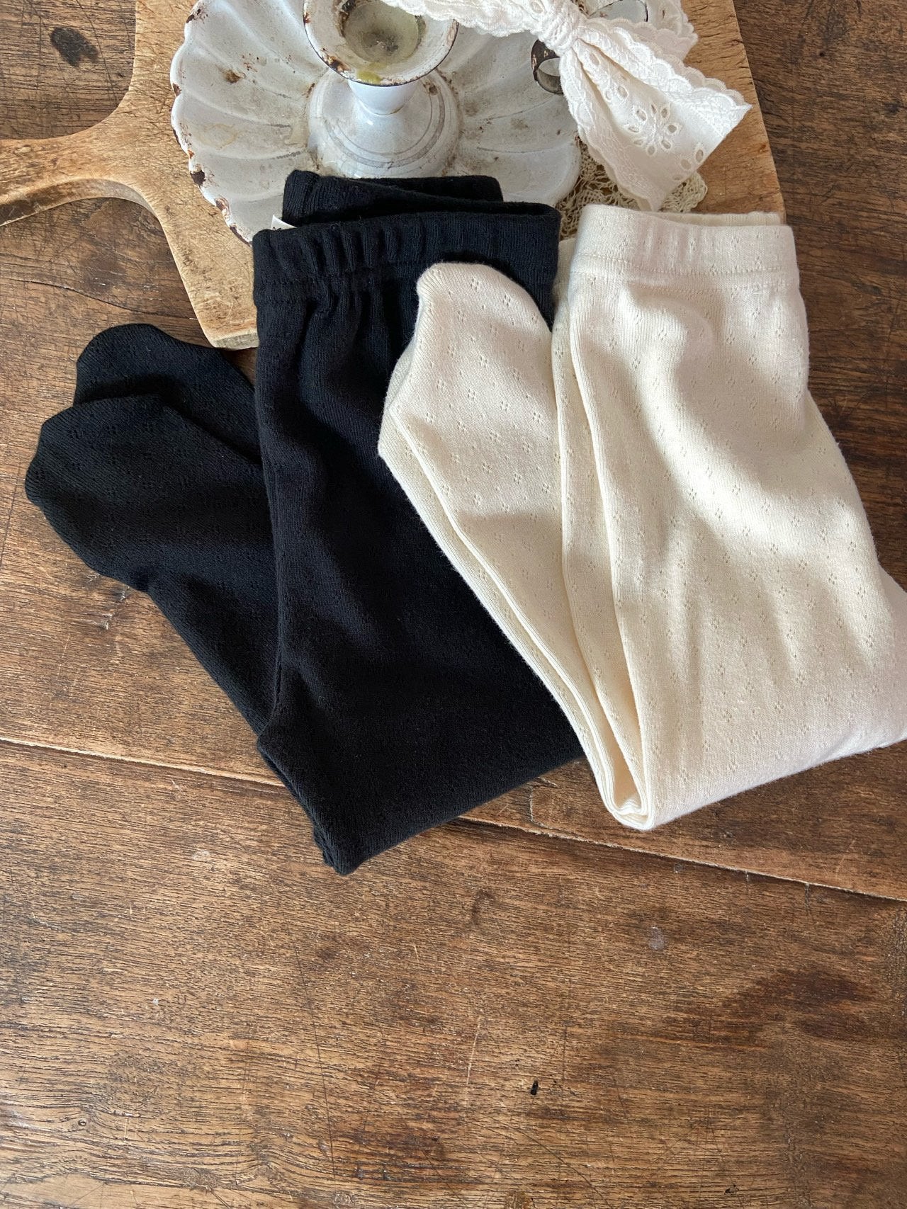 ［Anne shirley］Eyelet leggings