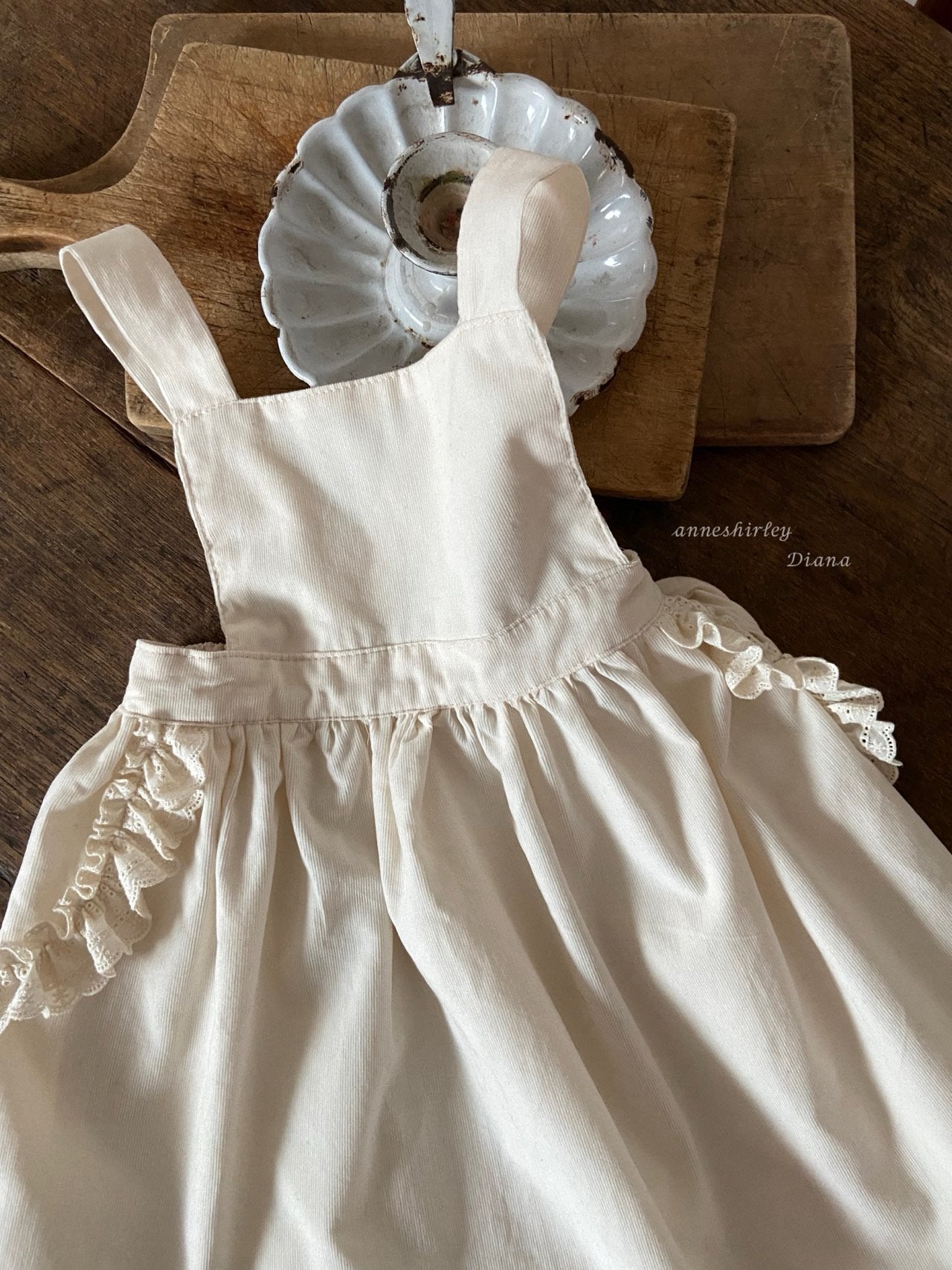 ［Anne shirley］Prague apron one-piece