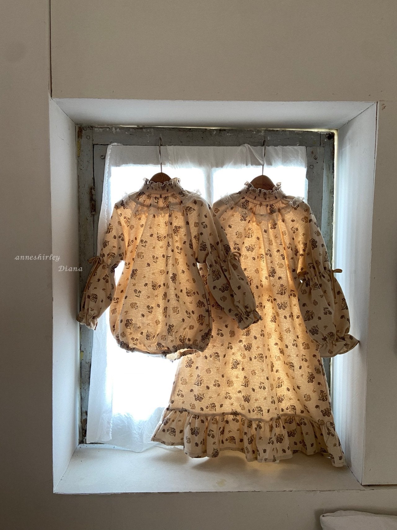 ［Anne shirley］Isabel smock rompers