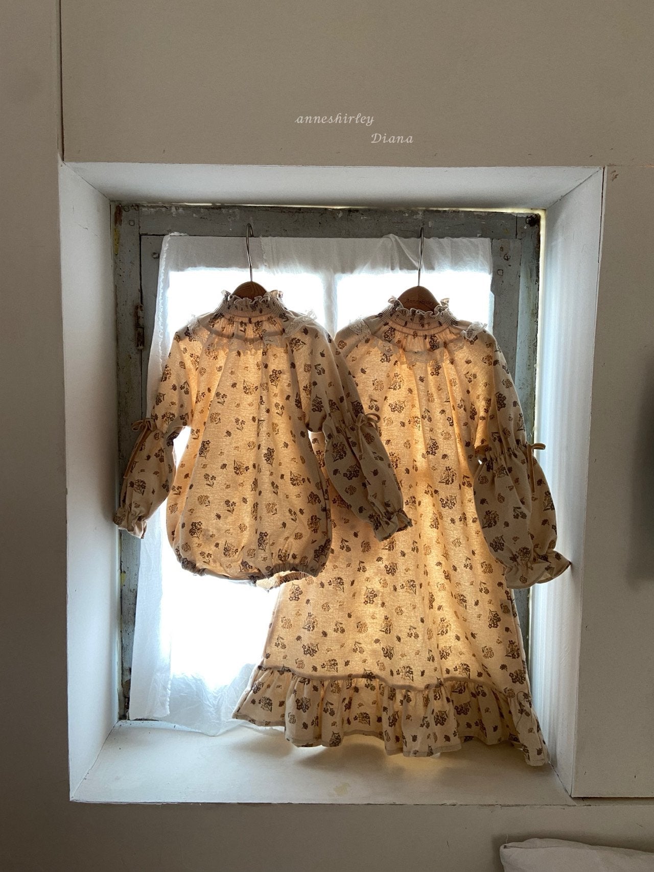 ［Anne shirley］Isabel smock rompers