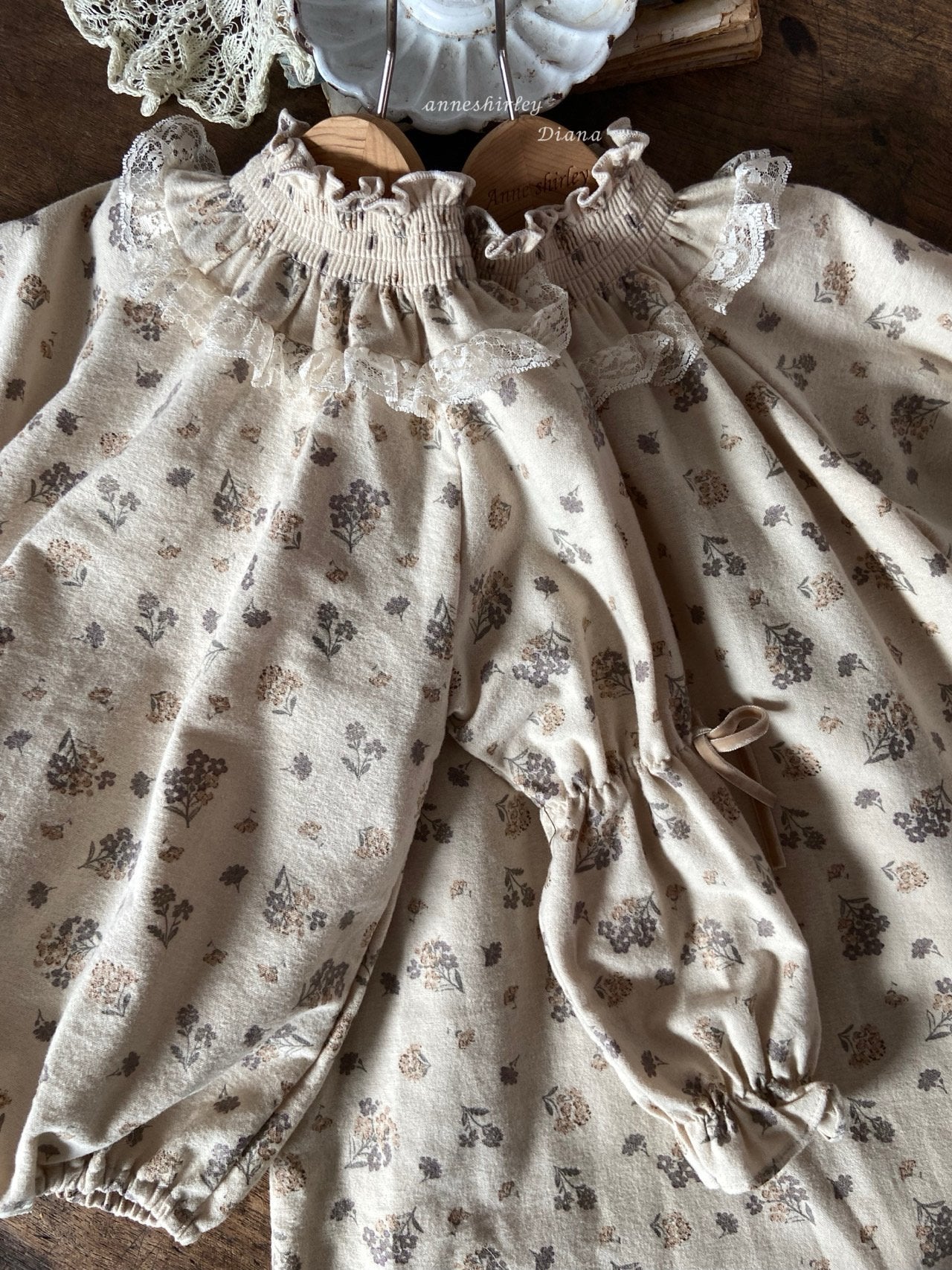 ［Anne shirley］Isabel smock rompers