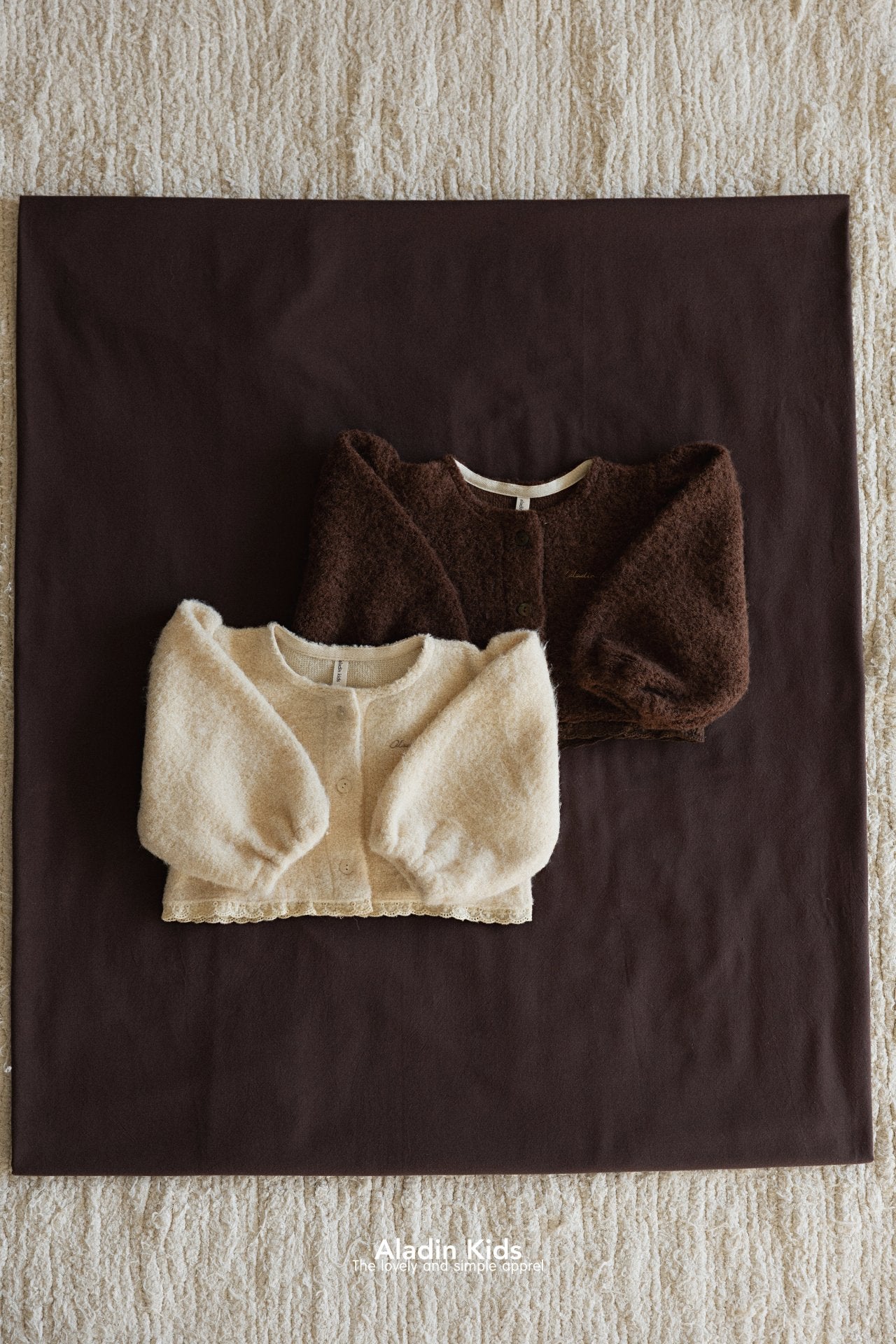 ［aladin］Soft puff cardigan