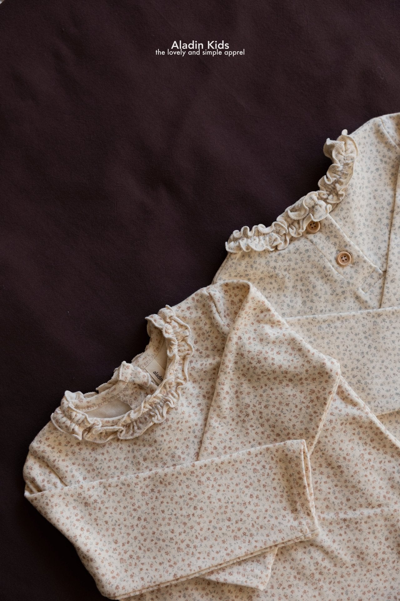 ［aladin］Flower frill tops