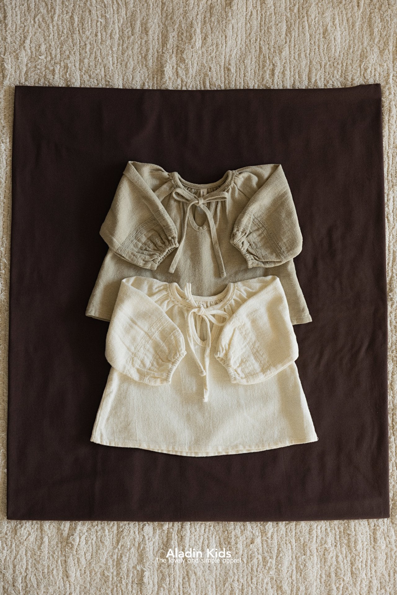 ［aladin］Warm ribbon blouse