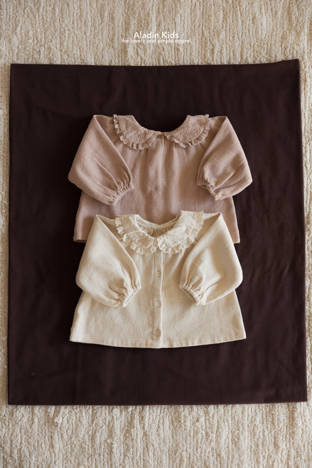 ［aladin］Lace collar blouse