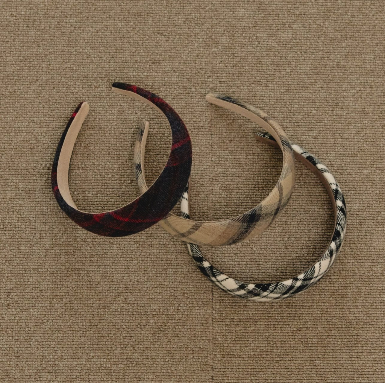 ［mon Atelier］Check headband