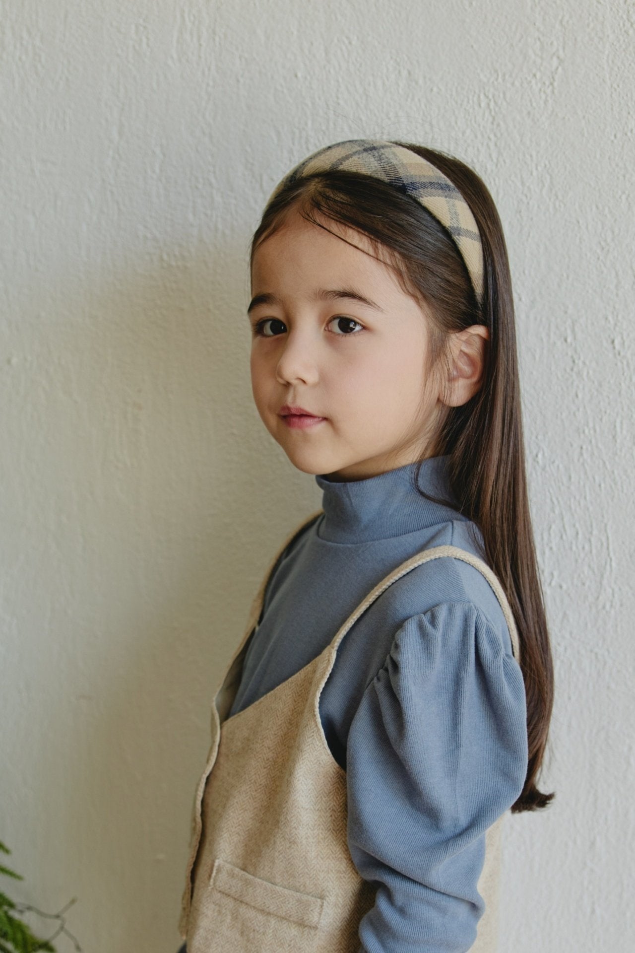 ［mon Atelier］Check headband