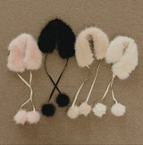 ［mon Atelier］Pompom neck warmer