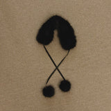 ［mon Atelier］Pompom neck warmer