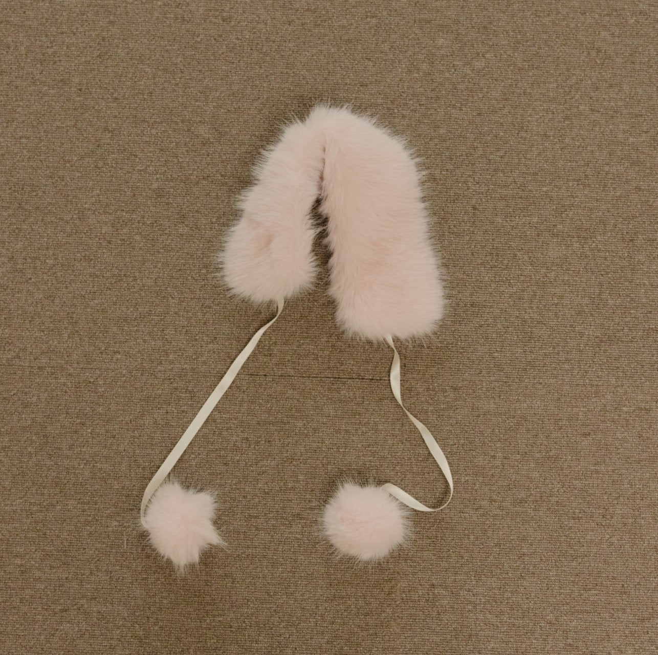 ［mon Atelier］Pompom neck warmer