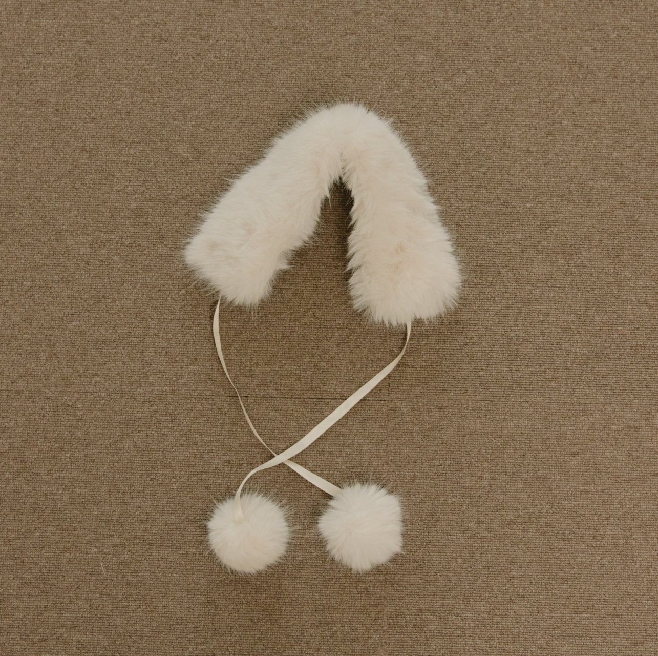 ［mon Atelier］Pompom neck warmer