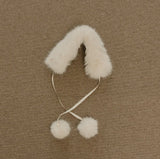 ［mon Atelier］Pompom neck warmer
