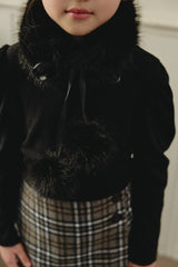 ［mon Atelier］Pompom neck warmer