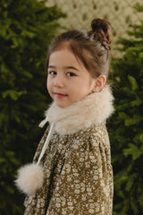 ［mon Atelier］Pompom neck warmer