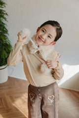 ［mon Atelier］Pompom neck warmer