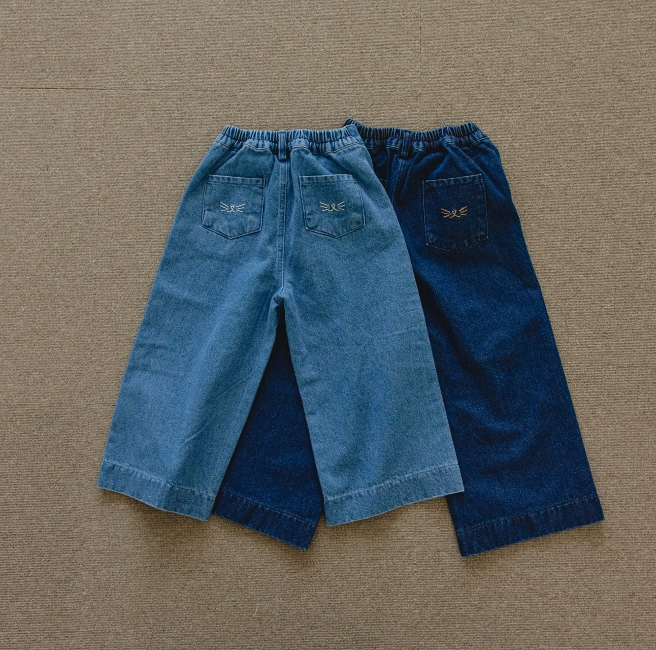 ［mon Atelier］Cat denim pants