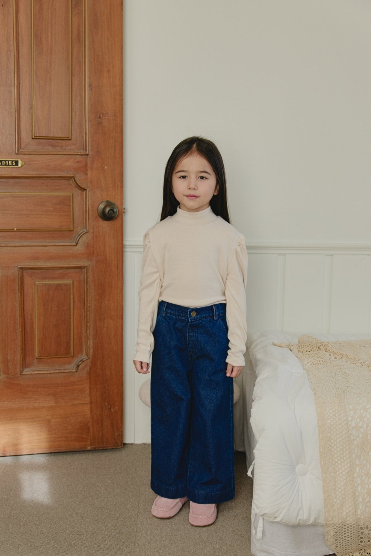 ［mon Atelier］Cat denim pants