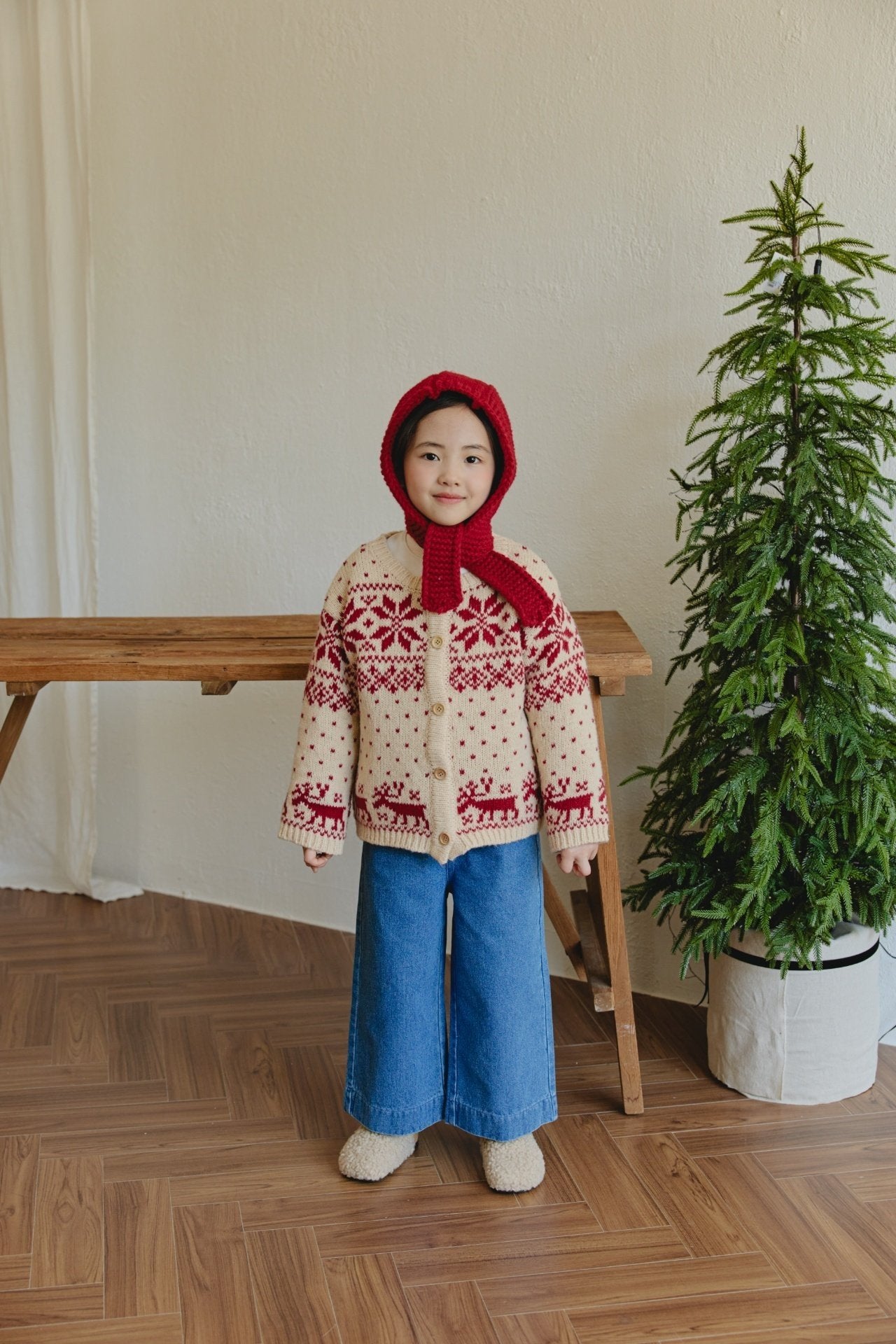 ［mon Atelier］Cat denim pants