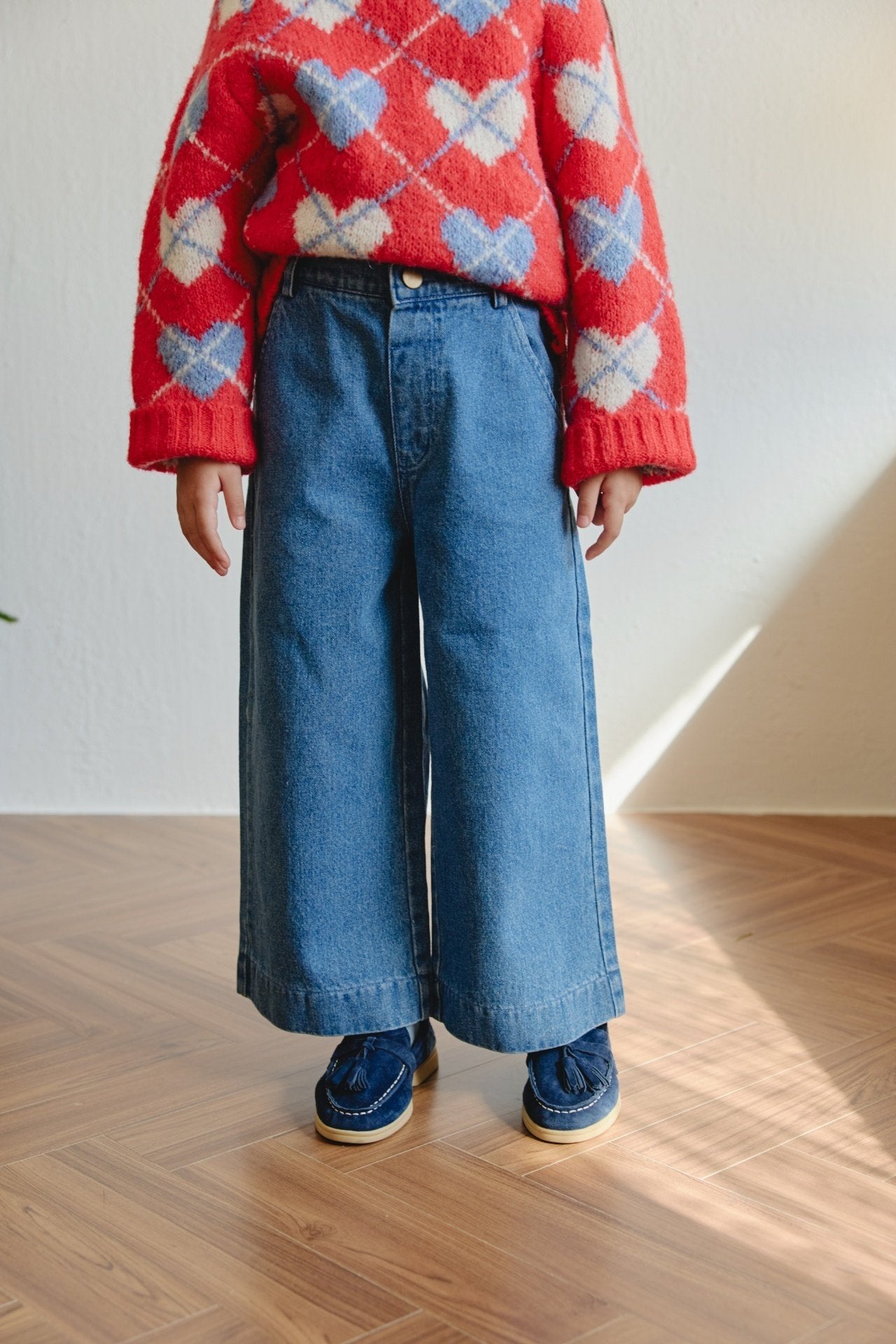 ［mon Atelier］Cat denim pants