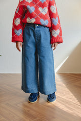 ［mon Atelier］Cat denim pants