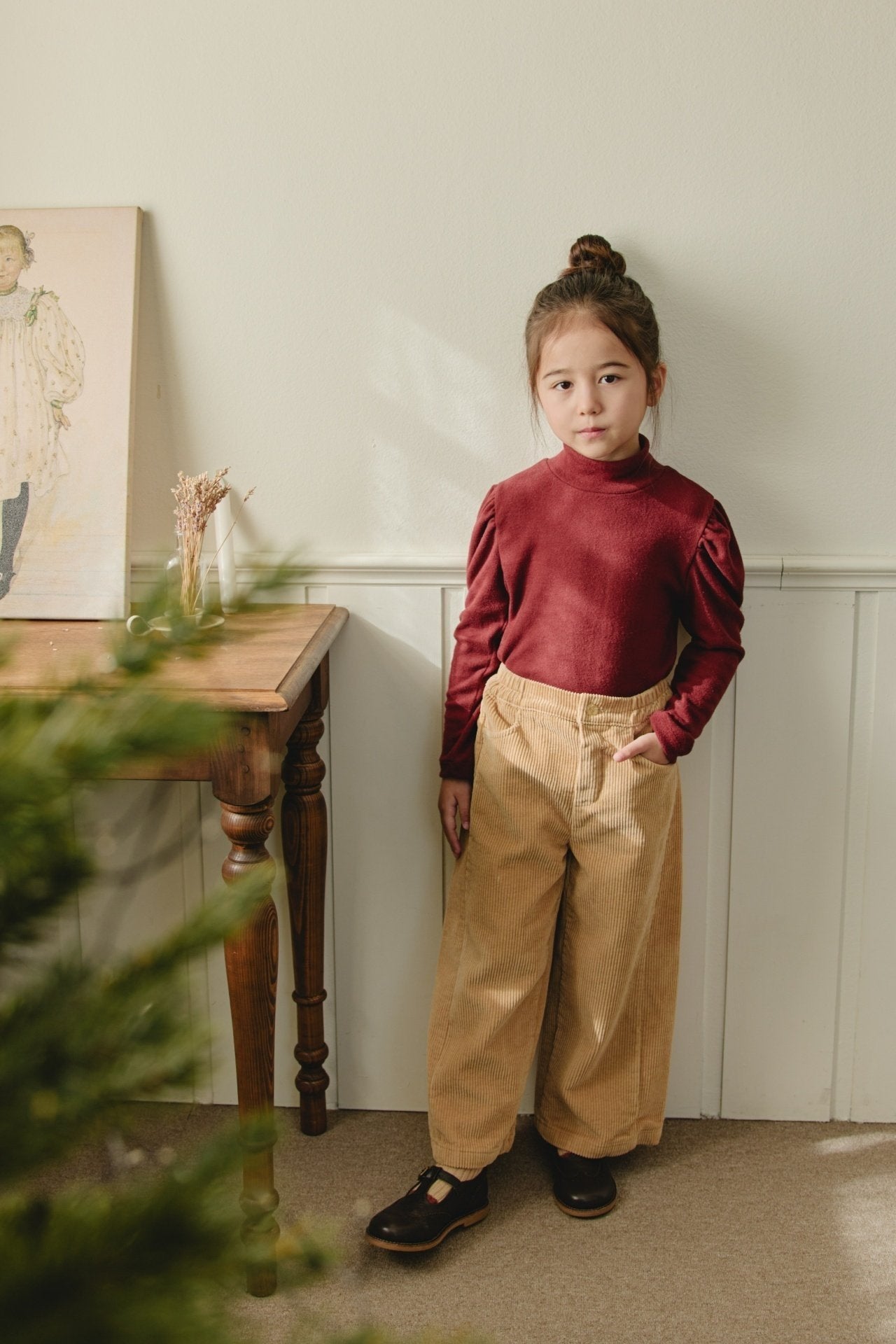 ［mon Atelier］Brush turtleneck tops