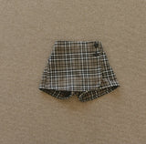 ［mon Atelier］Check wrap pants