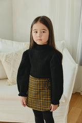 ［mon Atelier］Check wrap pants