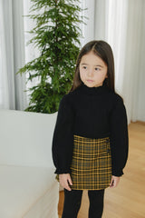 ［mon Atelier］Check wrap pants