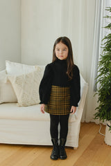 ［mon Atelier］Check wrap pants