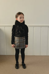 ［mon Atelier］Check wrap pants