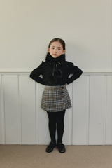 ［mon Atelier］Check wrap pants