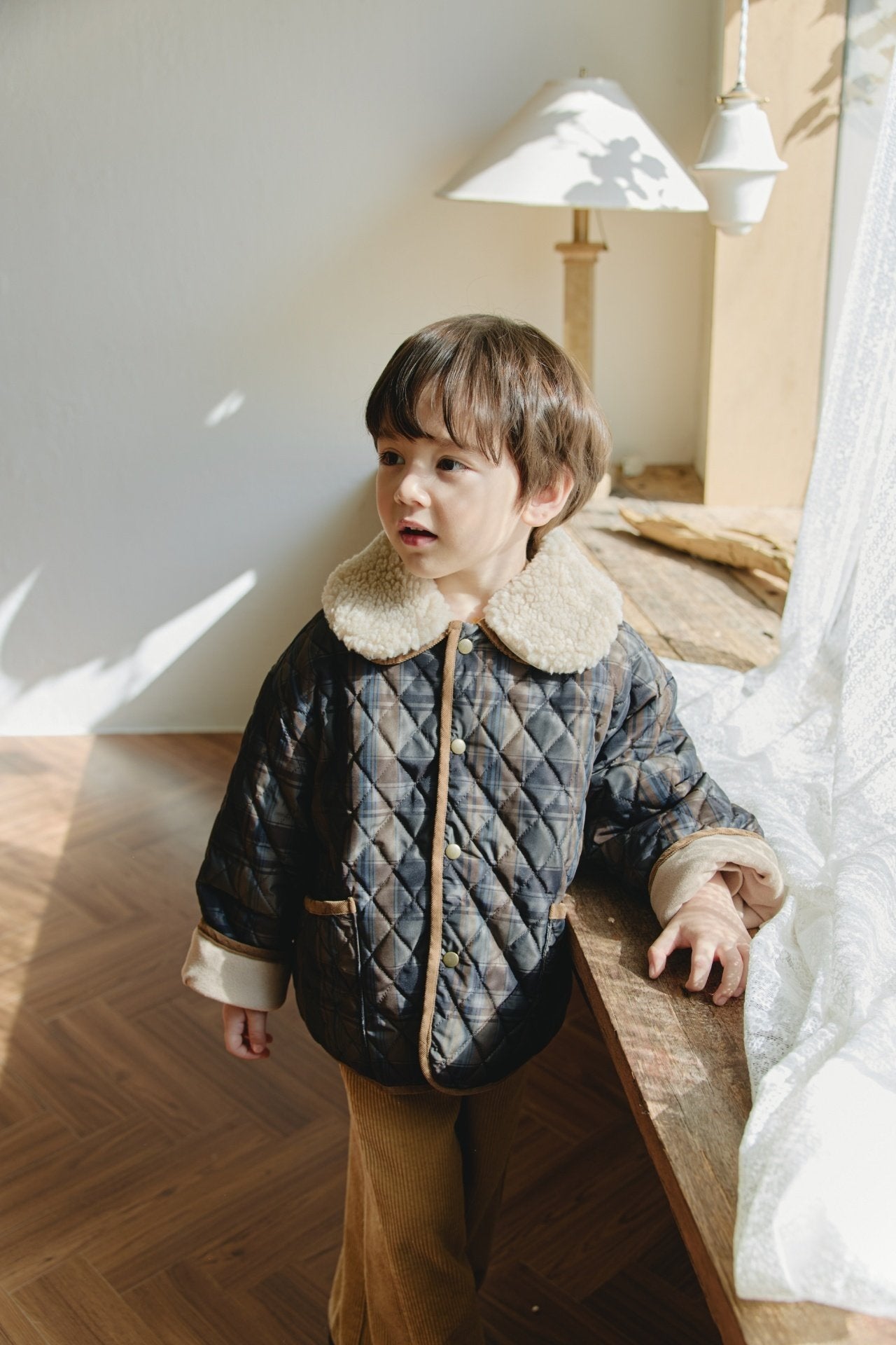 ［mon Atelier］Classic quilting jumper