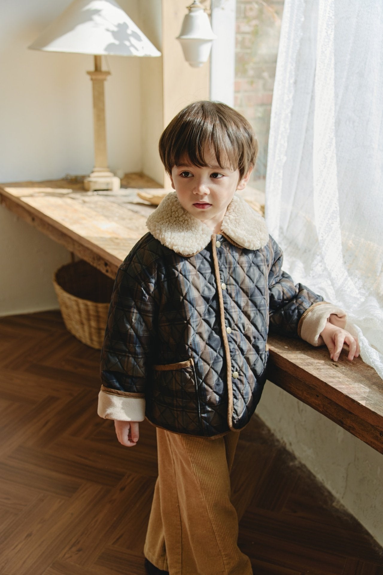 ［mon Atelier］Classic quilting jumper