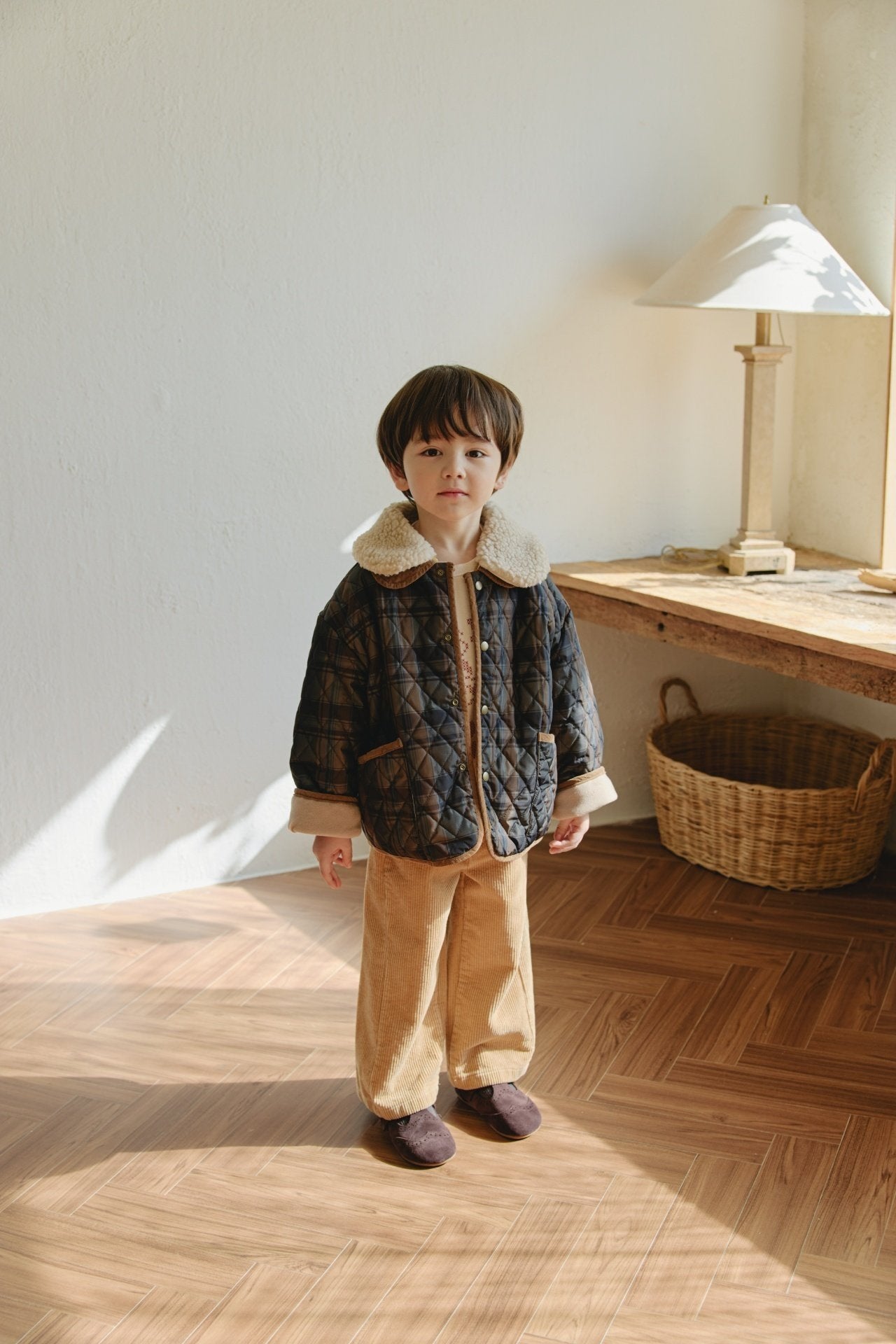 ［mon Atelier］Classic quilting jumper