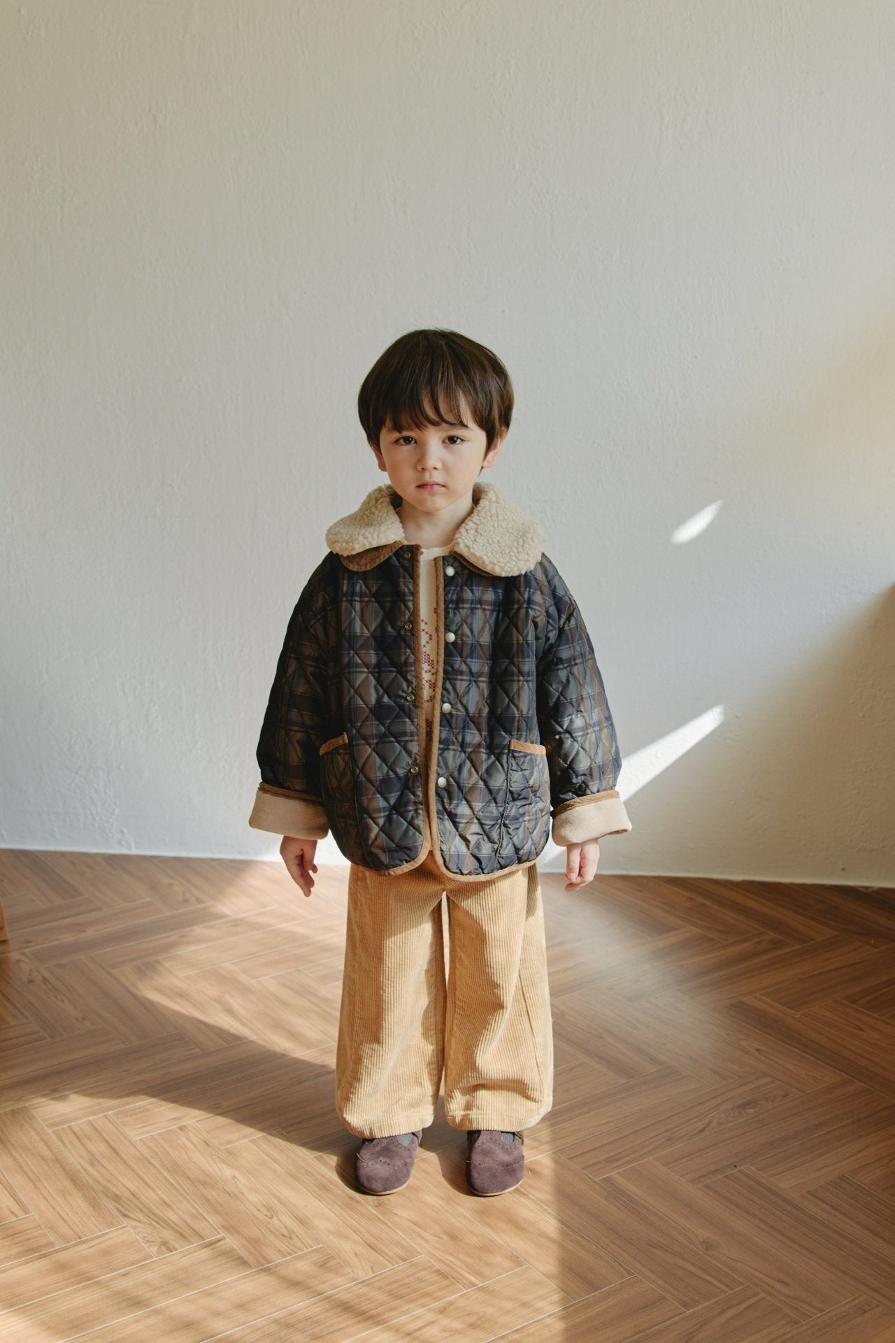 ［mon Atelier］Classic quilting jumper