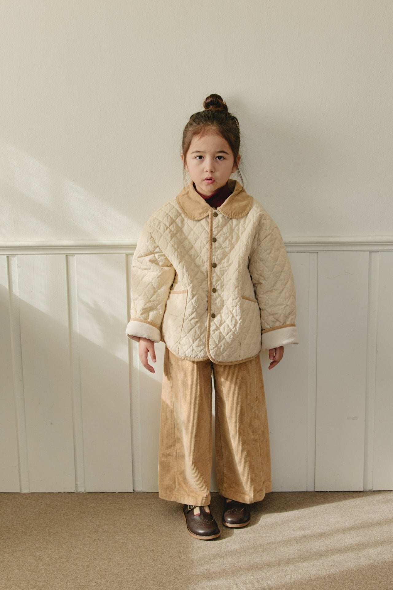 ［mon Atelier］Classic quilting jumper