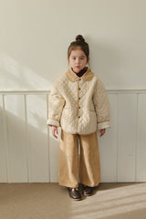 ［mon Atelier］Classic quilting jumper