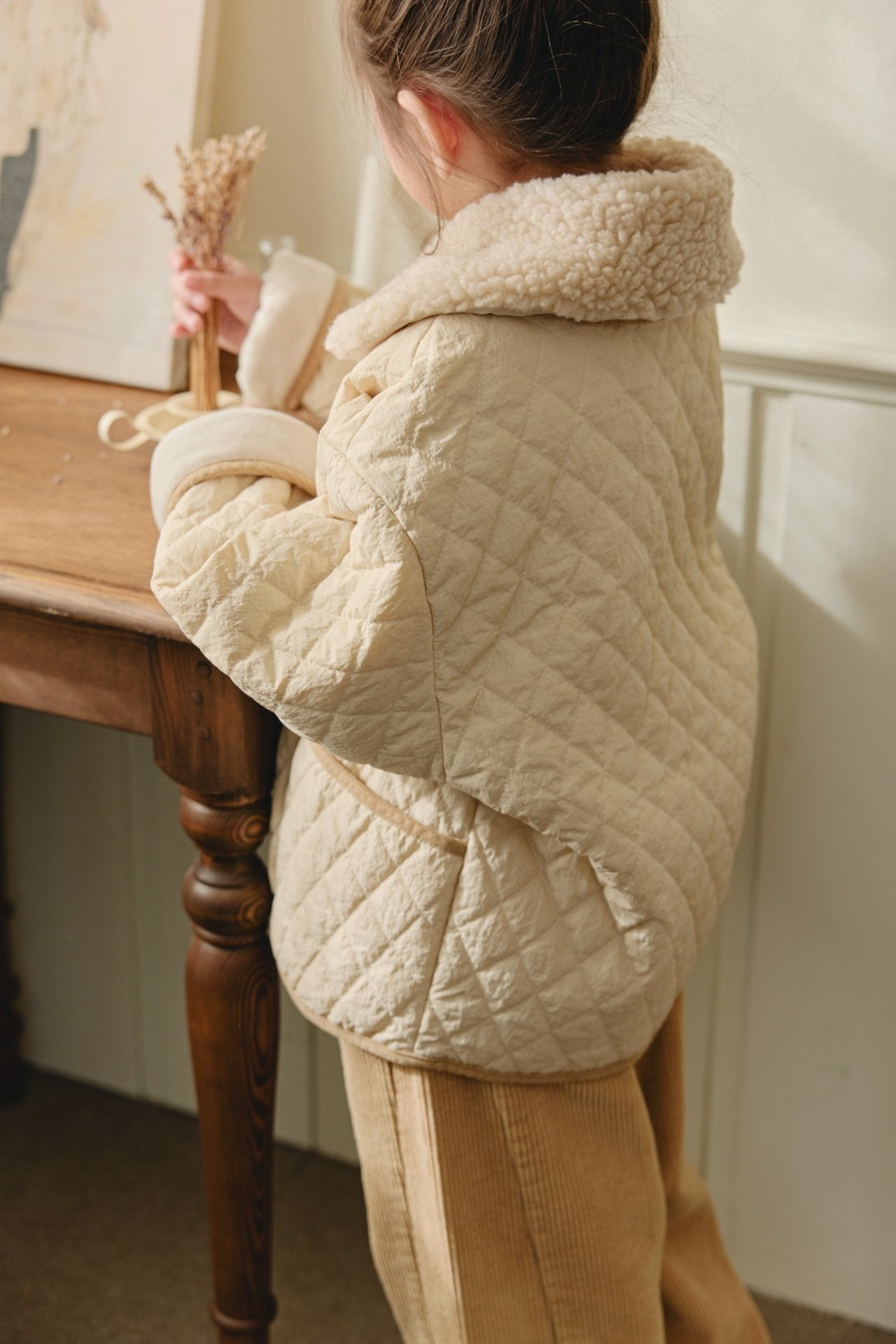 ［mon Atelier］Classic quilting jumper