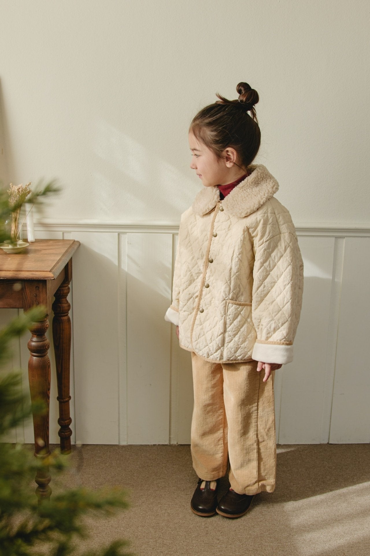 ［mon Atelier］Classic quilting jumper