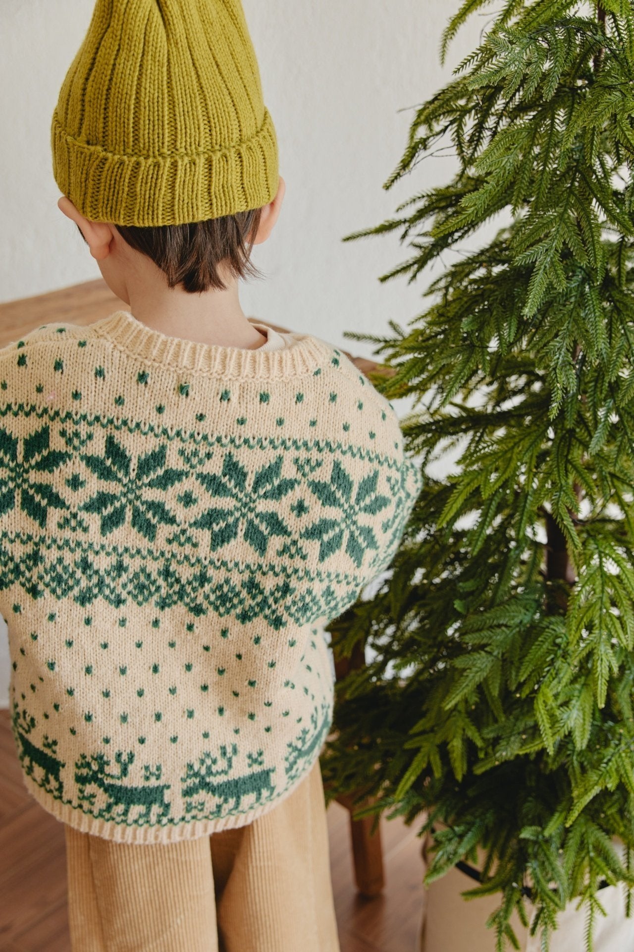 ［mon Atelier］Nordic cardigan