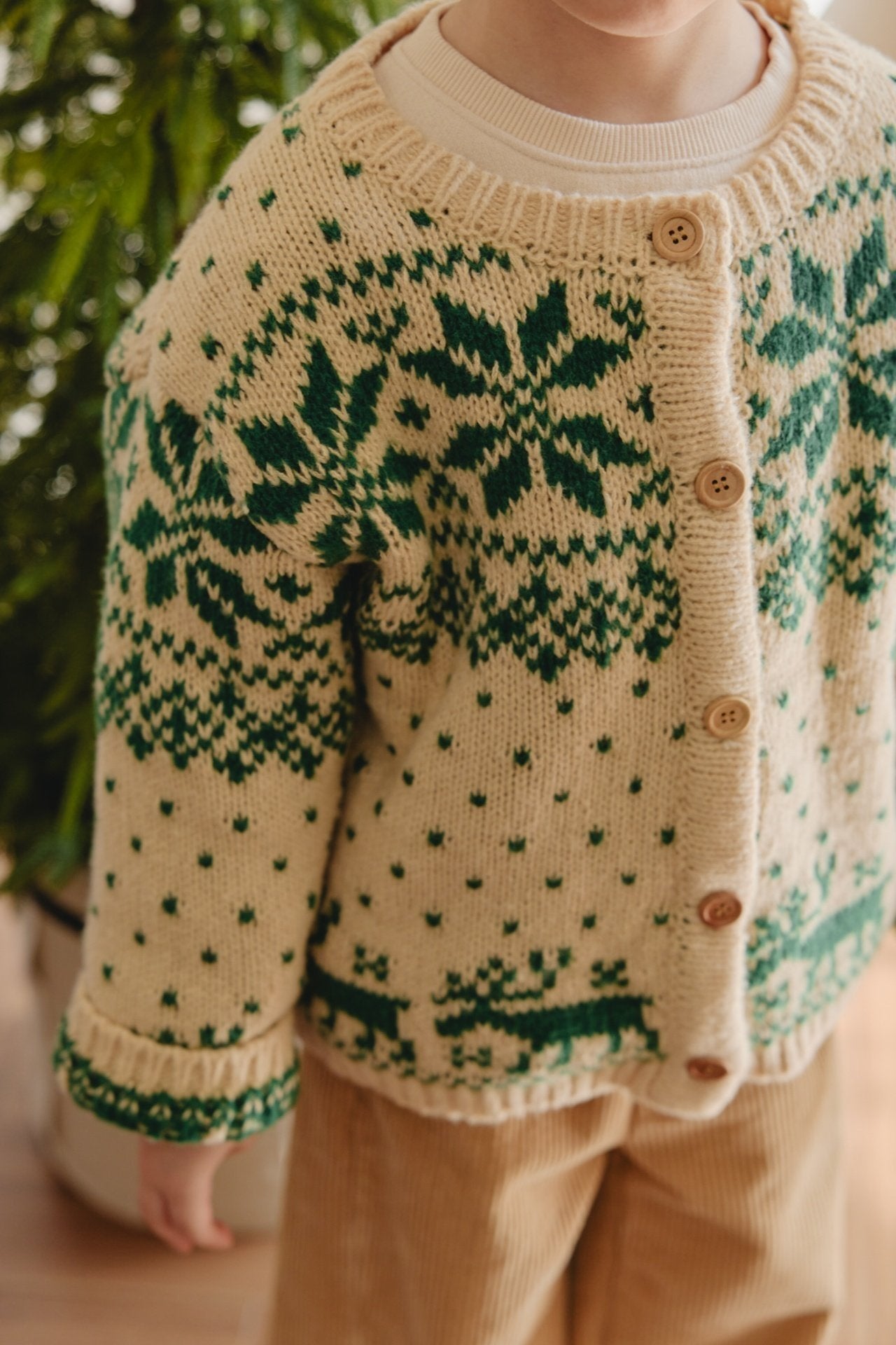 ［mon Atelier］Nordic cardigan