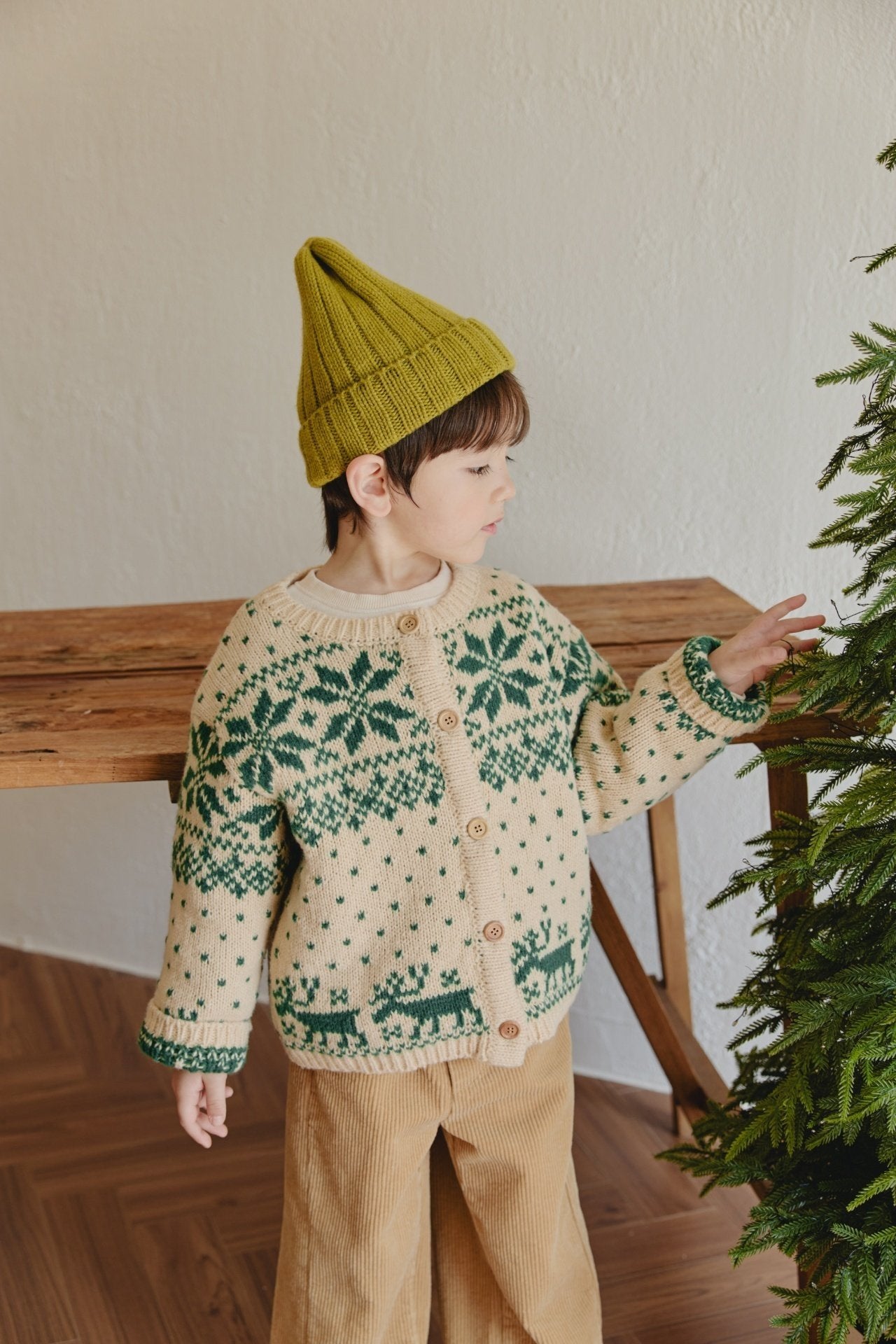 ［mon Atelier］Nordic cardigan