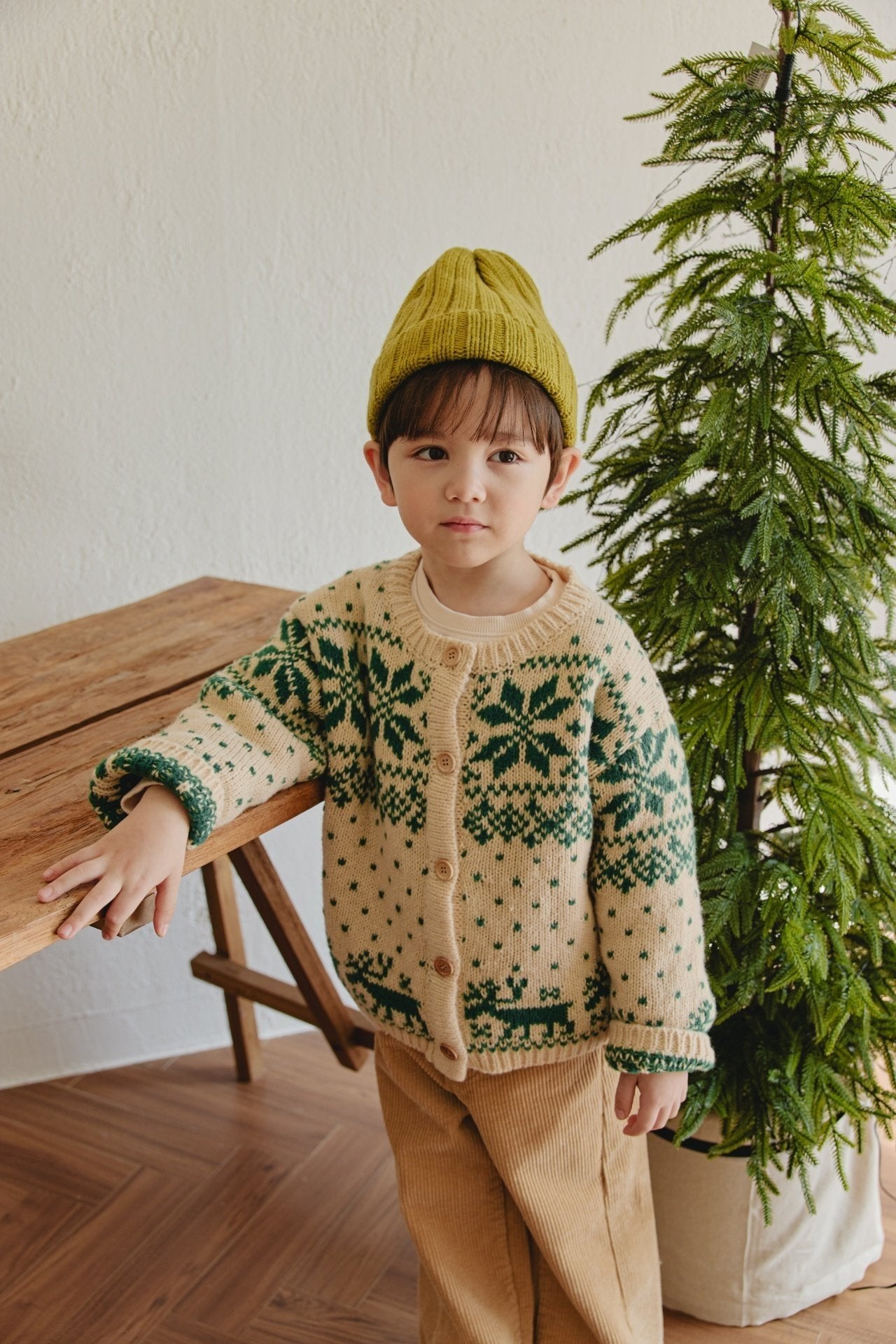 ［mon Atelier］Nordic cardigan