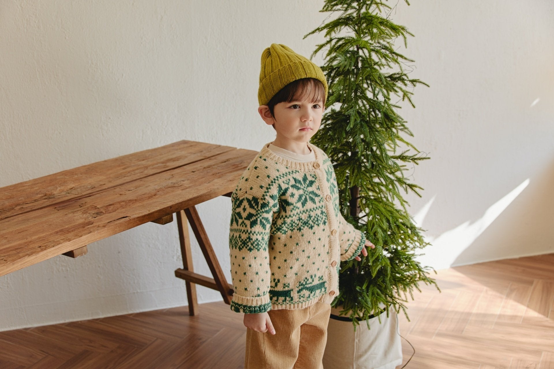 ［mon Atelier］Nordic cardigan