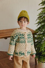 ［mon Atelier］Nordic cardigan