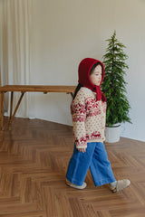 ［mon Atelier］Nordic cardigan