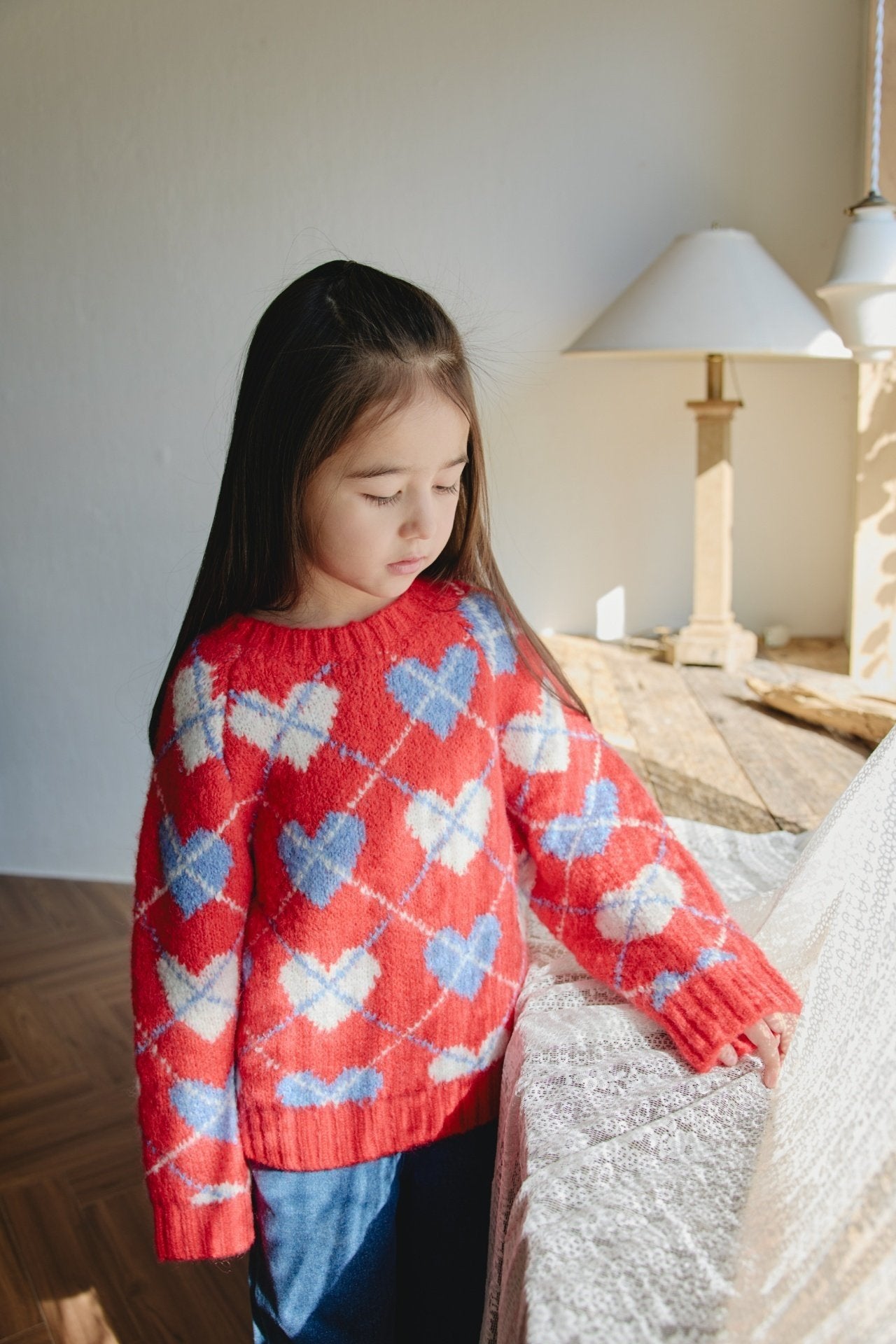 ［mon Atelier］Heart pullover