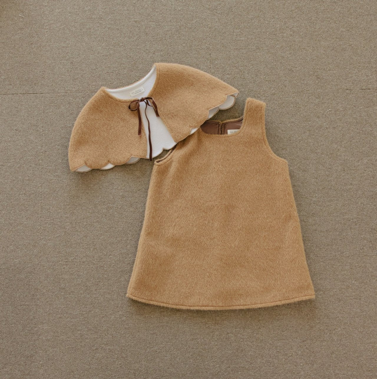 ［mon Atelier］Scallop set one-piece