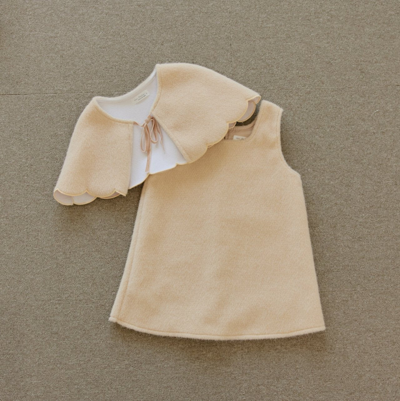 ［mon Atelier］Scallop set one-piece