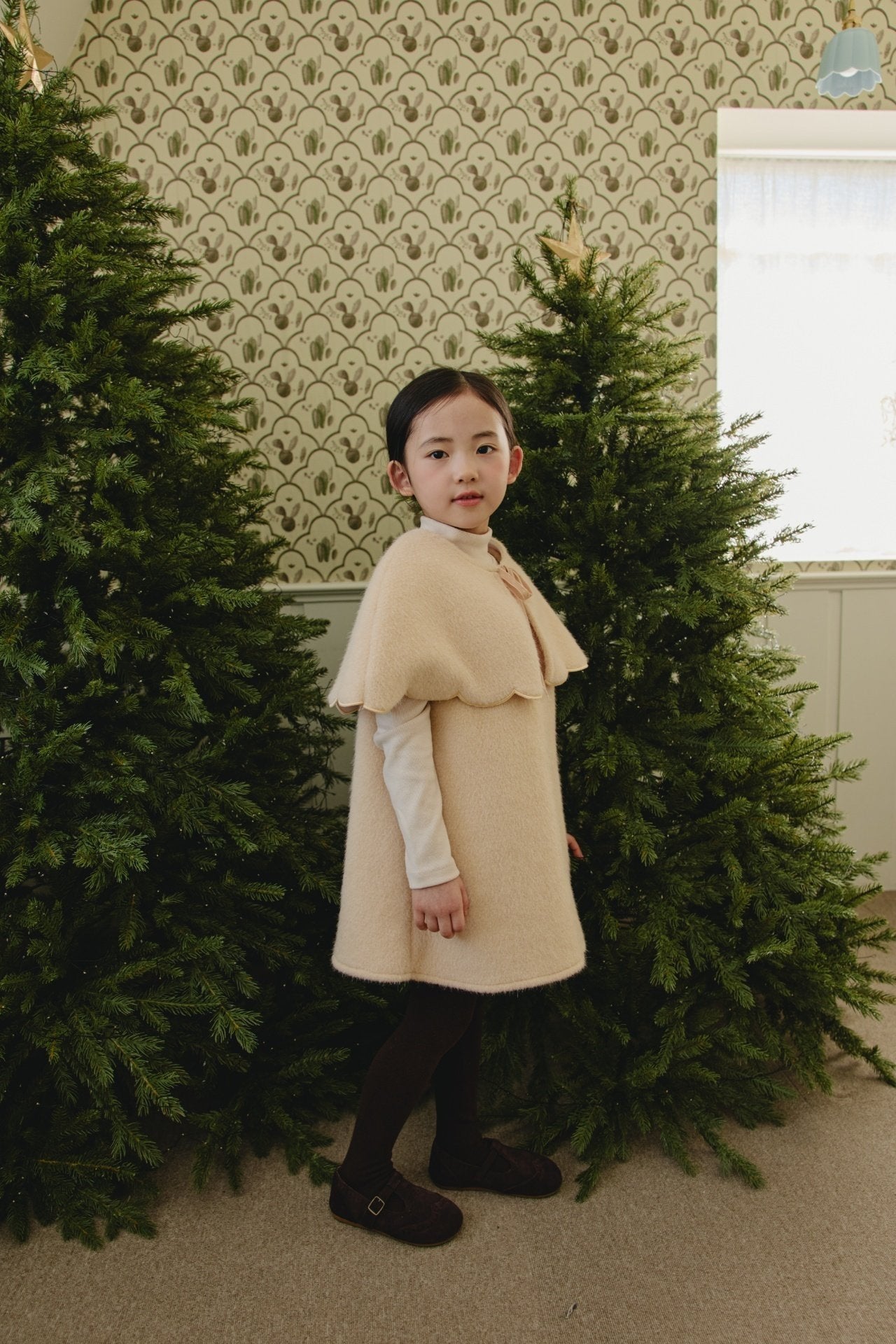 ［mon Atelier］Scallop set one-piece